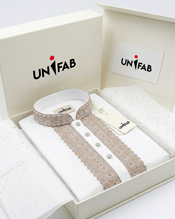 C102 - প্রিমিয়াম এমব্রয়ডারি ধুতি-পাঞ্জাবি